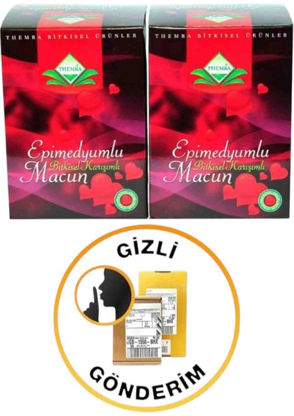 Themra bitkisel epimedyumlu macun 2x240 gr
