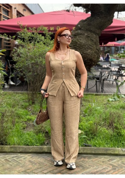 Kuşaklı Yelek Takım modelleri