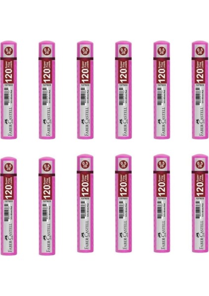 Grip Min 0.5 mm 120'LI Tüp Pembe - 12 Adet
