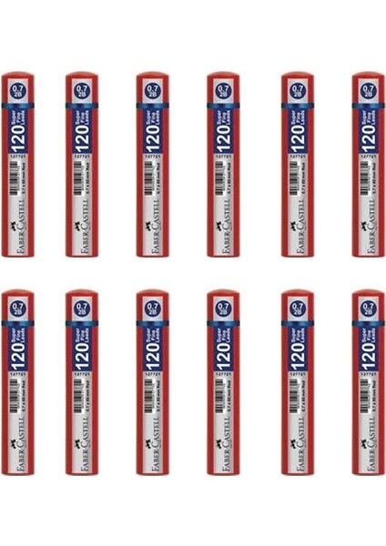 Grip Min 0.7 mm 120'LI Tüp Bordo - 12 Adet