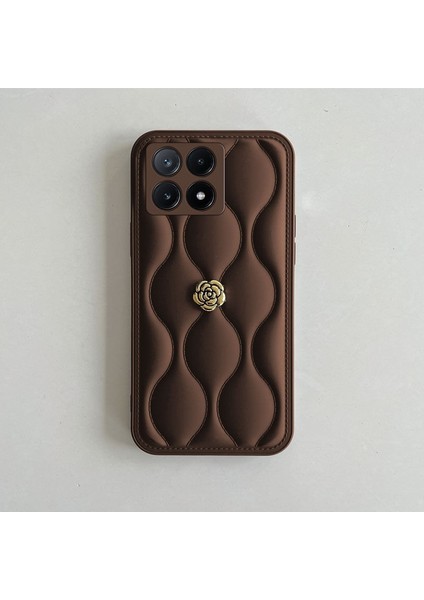 Xiaomi Poco X6 Pro 5g Uyumlu Zebana Camellia Deri Kılıf modelleri
