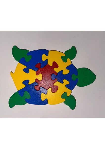 Kaplumbağa Eğitici Puzzle Oyun Zihinsel Gelişim Çocuk Gelişim Çocuklar Için