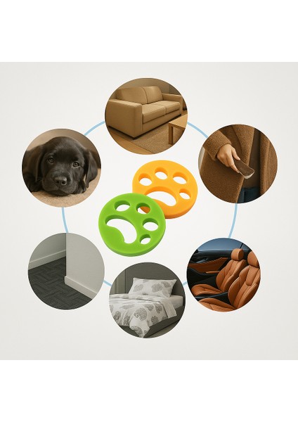 Kedi Köpek Için Pati Tasarımlı Tüy Toz Toplayıcı fiyatları