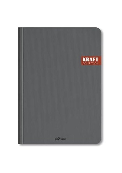 Color Kraft Ofis Defter Kareli Gri