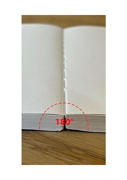 Tanıtım Özel Tasarım Kraft Kapaklı A5 Çizgisiz Defter - 180 Derece Açılabilir, Sırtı DIKIŞLI,%100 El Işçiliği, Ofis Için Ideal, Planlayıcı (Enzo Sayfa)