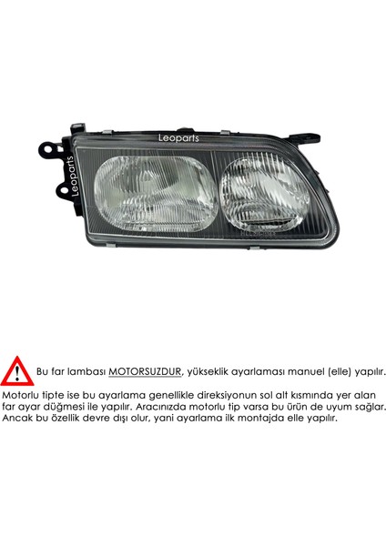 Mazda 626 Far Lambası Sağ 1998-2000 GE8K-51-030D