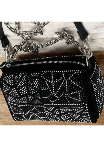 Kadın Taşlı Omuz ve Çapraz Çanta