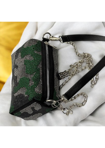 Kadın Taşlı Omuz ve Çapraz Çanta