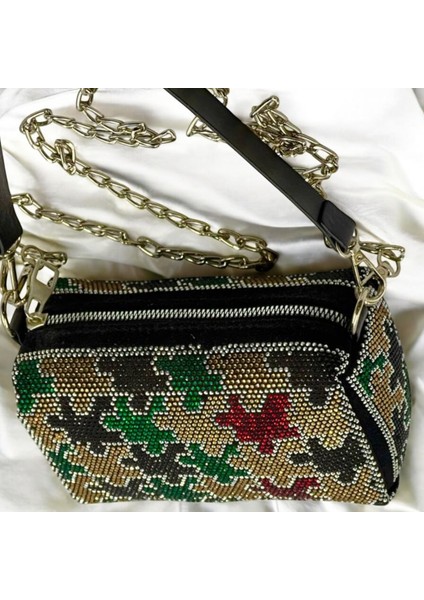 Kadın Taşlı Omuz ve Çapraz Çanta