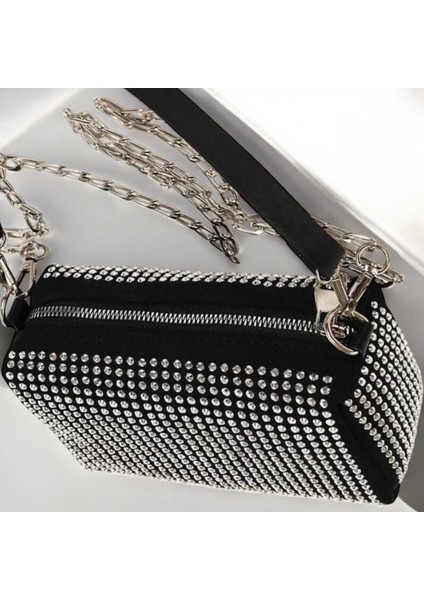 Kadın Taşlı Omuz ve Çapraz Çanta