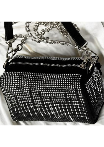 Kadın Taşlı Omuz ve Çapraz Çanta