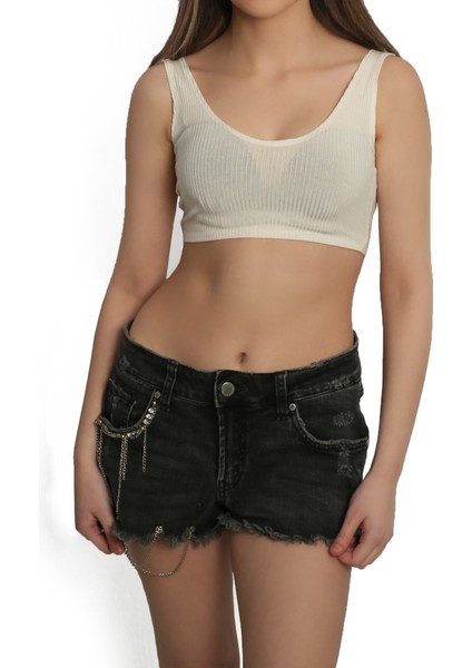 Kadın Askılı Crop Body Atlet fiyatları