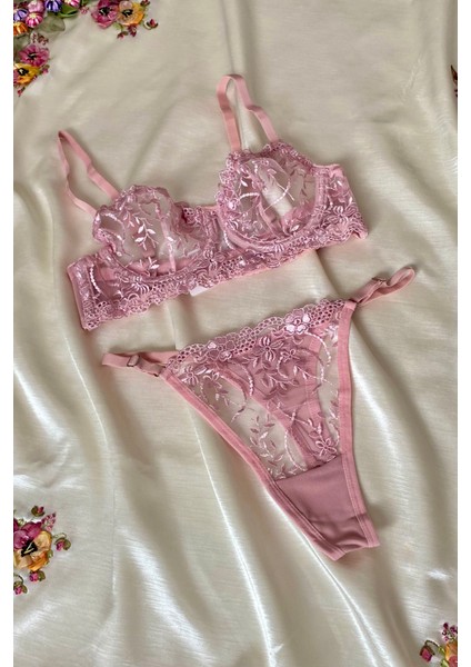 Çiçekli Bralet Takımı