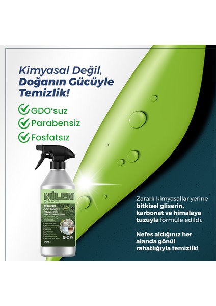 Profesyonel Bitkisel Çok Amaçlı Temizleyici Vegan Leke Çıkarıcı - Yağ Çözücü 750 ml fiyatları