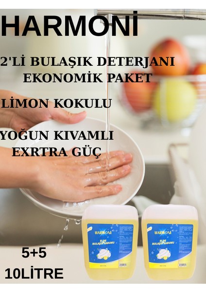 Bulaşık Deterjanı Elde Yıkama 5 lt 2'li