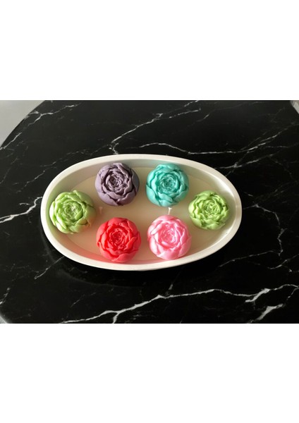 Bahar Bahçesi Doğal Soya Wax Tomurcuk Güller Gondol Mum