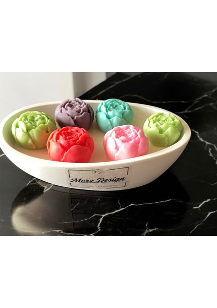 Bahar Bahçesi Doğal Soya Wax Tomurcuk Güller Gondol Mum modelleri