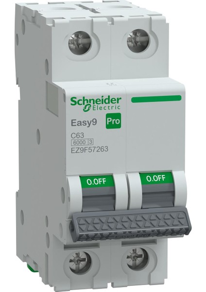 EZ9F57263 2X63A 6ka C Otomatik Sigorta Easy9 Pro