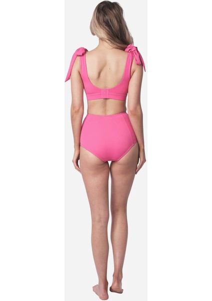 Pembe Toparlayıcı Yüksek Bel Bikini Altı modelleri