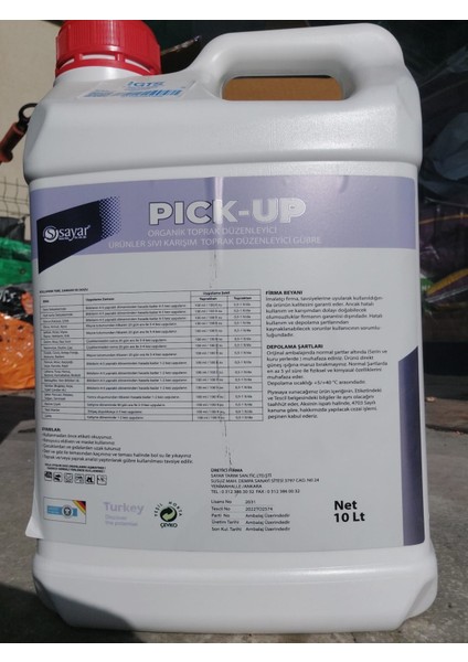 Sıvı Toprak Düzenleyici (Deniz Yosunu,humik Fulvik Asit ) 10 Litre-40 Dekar fiyatları