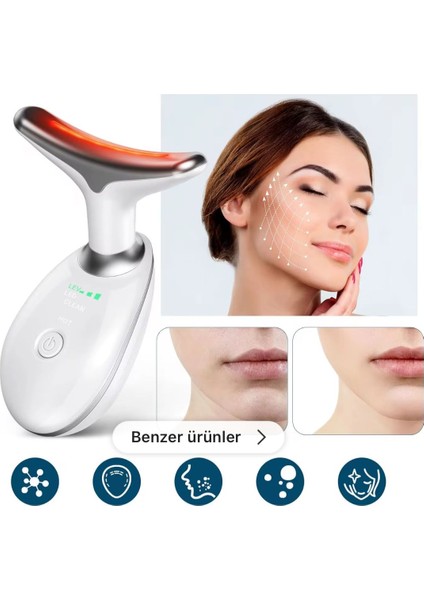 Yüz ve Boyun Kırşıklık Giderici Güzellik Cihazı