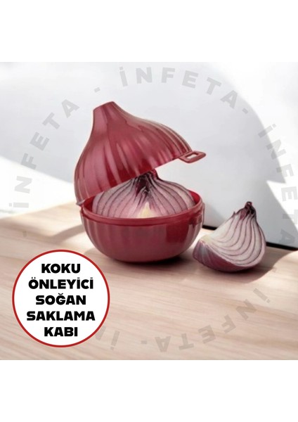Soğan Saklama Kabı -Koku Önleyici Pratik Soğan Saklama Kabı