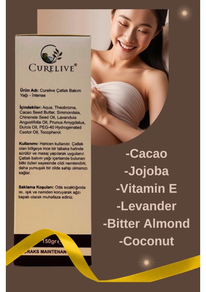 Sunum Baharat Çatlak Bakım Yağı Active New Formula With Herbal Oil Extract Professional Body Care 140 Gr.