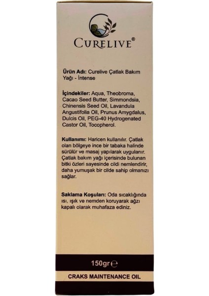 Sunum Baharat Çatlak Bakım Yağı Active New Formula With Herbal Oil Extract Professional Body Care 140 Gr.