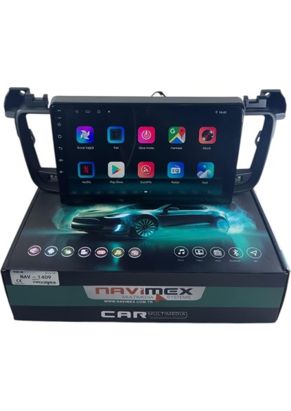 Peugeot 508 2011-2018 Navimex 8-128 (Fanlı) Profesyonel Oem Multimedia