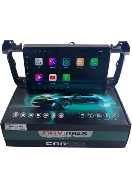 Peugeot 508 2011-2018 Navimex 8-128 (Fanlı) Profesyonel Oem Multimedia