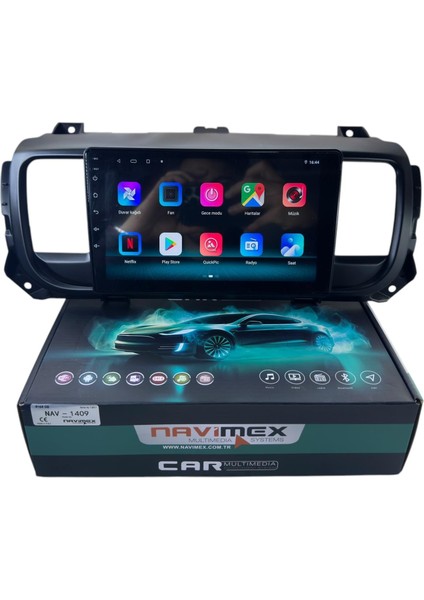 Citroen Jumpy 2017-2022 Navimex 8-128 (Fanlı) Profesyonel Oem Multimedia