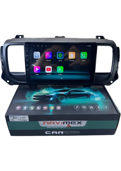 Citroen Jumpy 2017-2022 Navimex 8-128 (Fanlı) Profesyonel Oem Multimedia
