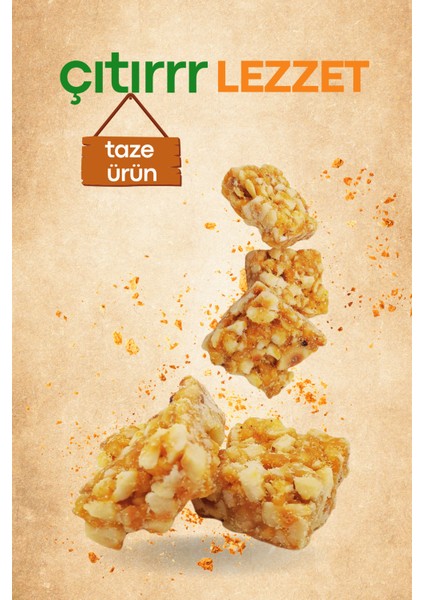 Taptaze Çıtır Fındık Krokan %75 Fındık - 500 gr