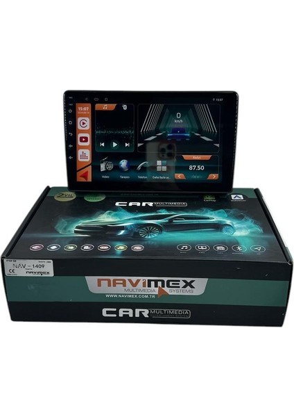 Peugeot 308-408 2007-2013 Navimex 8-128 (Fanlı) Profesyonel Oem Multimedia