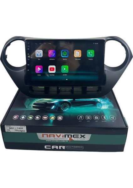 Hyundai I10 2012-2018 Navimex 8-128 (Fanlı) Profesyonel Oem Multimedia fırsatları