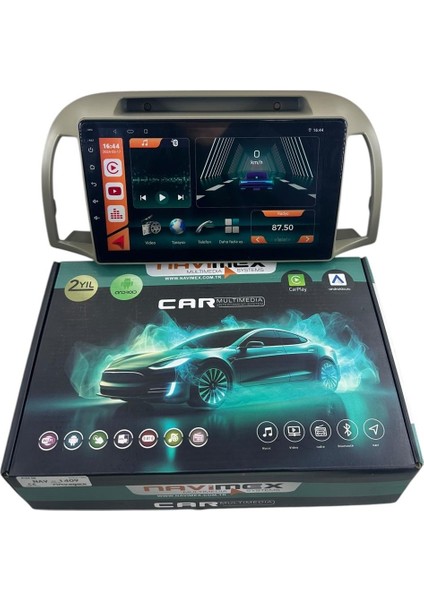 Nissan Micra 2002-2010 Navimex 8-128 (Fanlı) Profesyonel Oem Multimedia