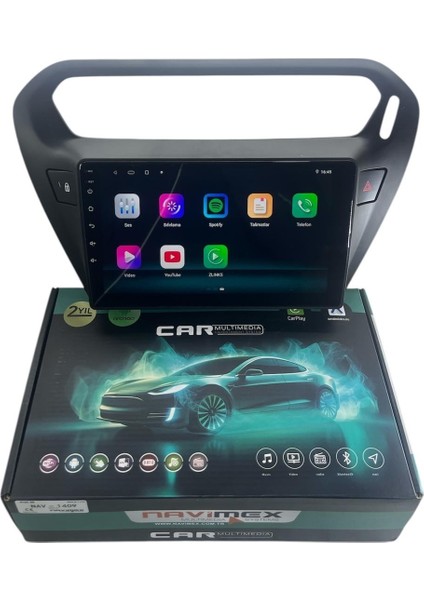 Peugeot 301 2013-2018 Navimex 8-128 (Fanlı) Profesyonel Oem Multimedia fırsatları