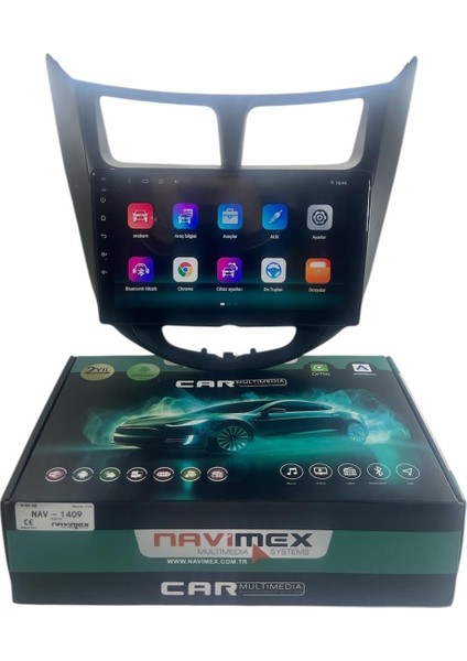 Hyundai Accent Blue Siyah 2011-2013 Navimex 8-128 (Fanlı) Profesyonel Oem Multimedia fiyatları