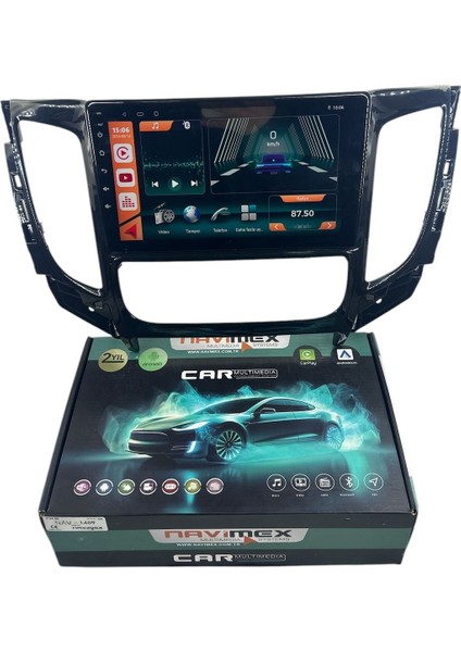 Mitsubishi L200 2015-2020 Navimex 8-128 (Fanlı) Profesyonel Oem Multimedia