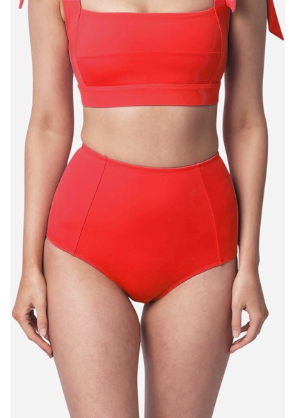 Nar Çiçeği Toparlayıcı Yüksek Bel Bikini Altı