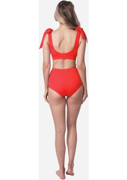 Nar Çiçeği Toparlayıcı Yüksek Bel Bikini Altı