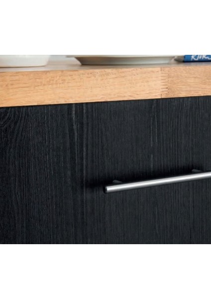276-8007 Kendinden Yapışkanlı Siyah Ahşap Desenli Folyo ( 67 cm x 2 mt )