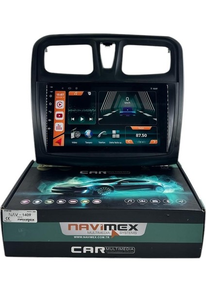Sandero-Symbol 2014-2019 Navimex 8-128 (Fanlı) Profesyonel Oem Multimedia