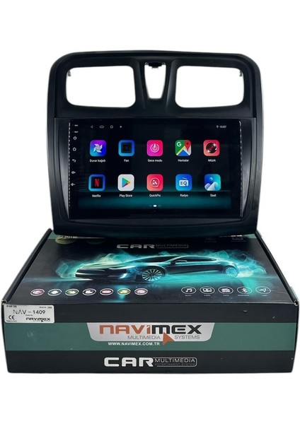 Sandero-Symbol 2014-2019 Navimex 8-128 (Fanlı) Profesyonel Oem Multimedia