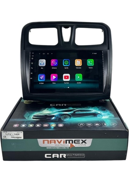 Sandero-Symbol 2014-2019 Navimex 8-128 (Fanlı) Profesyonel Oem Multimedia