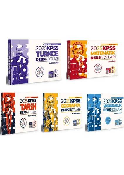 2025 Kpss Video Ders Notları Seti 5 Kitap