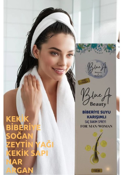 Sunum Baharat Biberiye Suyu Karışımlı Saç Bakım Seti 150 ml