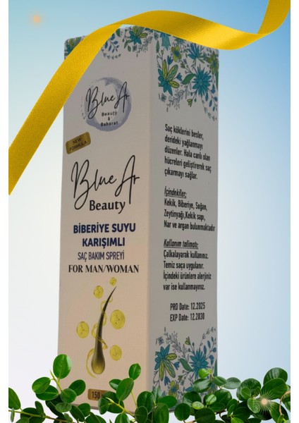 Sunum Baharat Biberiye Suyu Karışımlı Saç Bakım Seti 150 ml