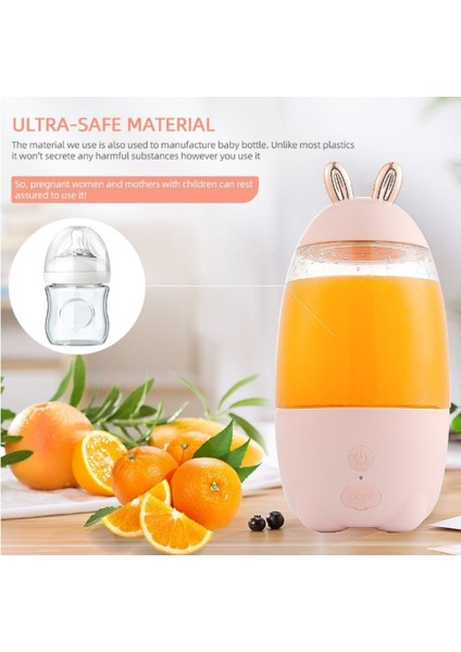 Mini Meyve Suyu Blenderı USB Şarjlı Kompakt Yüksek Hızlı 35 Saniye