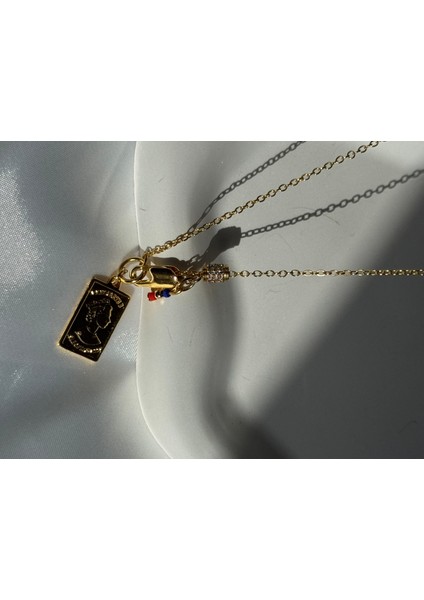 Madalyon Detaylı Altın Kaplama Zincir Kolye fiyatları